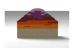Binary Sunset Business Card Holder