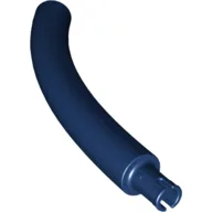 Animal Body Part / Plant, Tail / Neck / Branch / Trunk, Middle Section with Pin, Round Pin Hole / Dark Blue