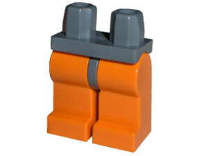 Lego Hips and Orange Legs