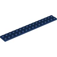 Lego Plate 2 x 16 / Dark Blue
