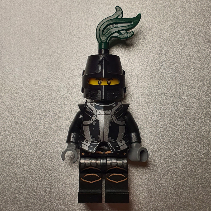 Lego Falcon Knight, Armor, Helmet with Dark Green Plume