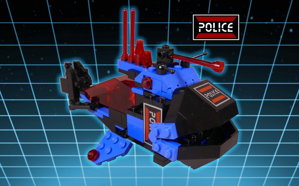 Lego 6886 Anglerfish - LEGO SPACE POLICE Alternate Build