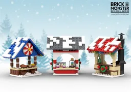 Winter Village - Market Stalls