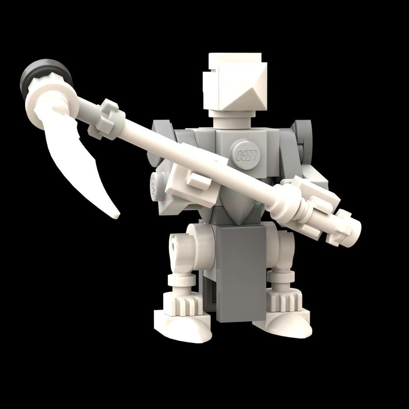 Lego Skeleton scythe swinger