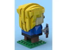 Brick-built Warrior: Viking Shield Maiden