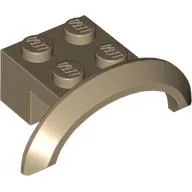 Wheel Arch, Mudguard 4 x 2 1/2 x 1 / Dark Tan