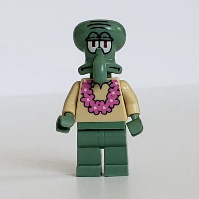 Lego Squidward Tentacles with Lei