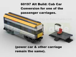 60197 Alt Build - Cab Coach Conversion For One Of The Passenger Carriages