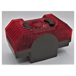 Duplo Toolo Siren with Dark Gray Base / Trans-Red