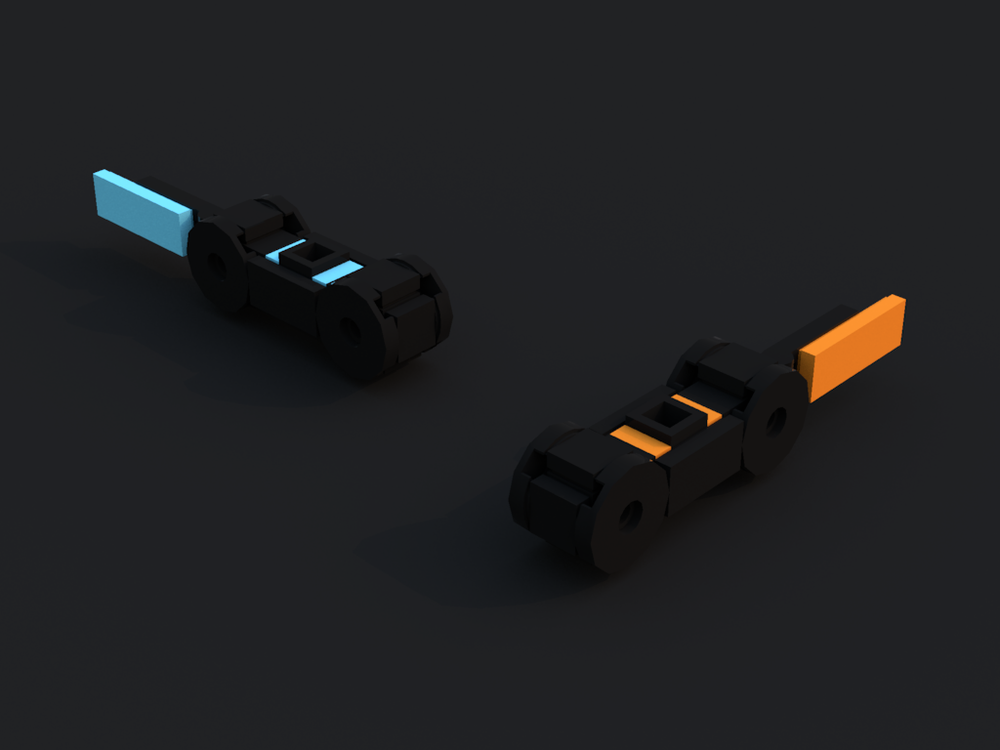 Lego Mini Tron Legacy Light Cycles