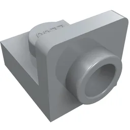 Bracket 1 x 1 - 1 x 1 Inverted / Light Bluish Gray