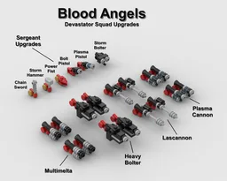 Blood Angels Devastator Squad Upgrades