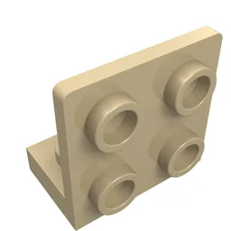 Bracket 1 x 2 - 2 x 2 Inverted / Tan