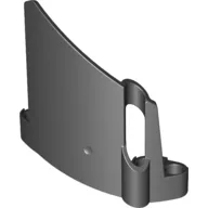 Technic Panel Fairing #22 Large Short, Small Hole, Side A / Black