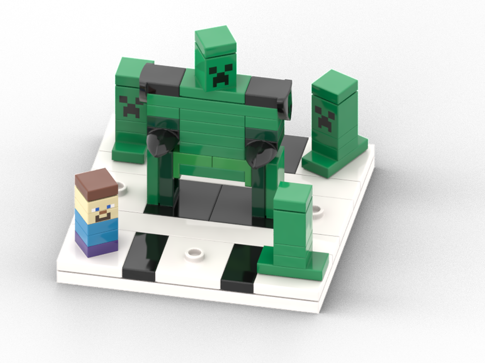 Lego The Creeper Golem