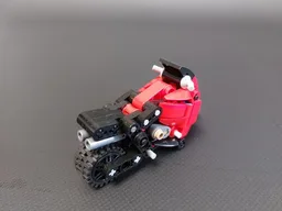 Tiny Red Motorcycle