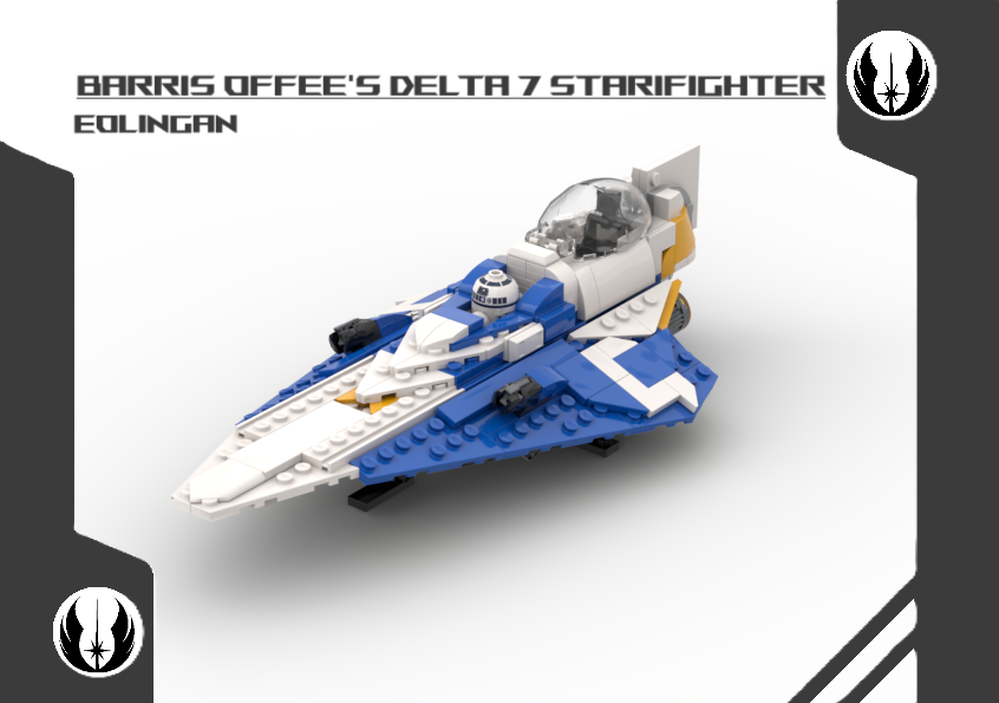 Lego Barris Offee's Delta 7 Starfighter