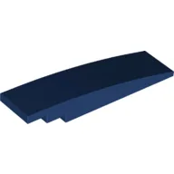 Brick Curved 8 x 2 No Studs / Dark Blue