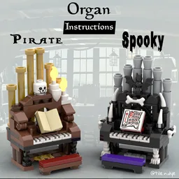 PIRATE AND SPOOKY ORGAN - LEGO PIRATES HALLOWEEN MOC