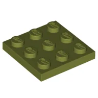 Plate 3 x 3 / Olive Green