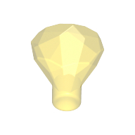Lego Rock 1 x 1 Jewel / Gem 24 Facet / Trans-Yellow