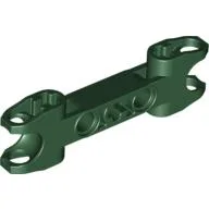 Technic Axle and Pin Connector 2 x 7 with Two Ball Joint Sockets, Squared Ends and Axle Hole in Center / Dark Green