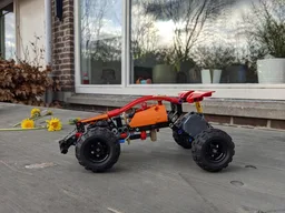 Pullback Buggy with return-to-center steering