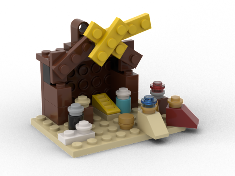 Lego Nativity ornament
