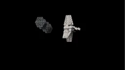 Micro size Imperial shuttle & T.I.E fighters