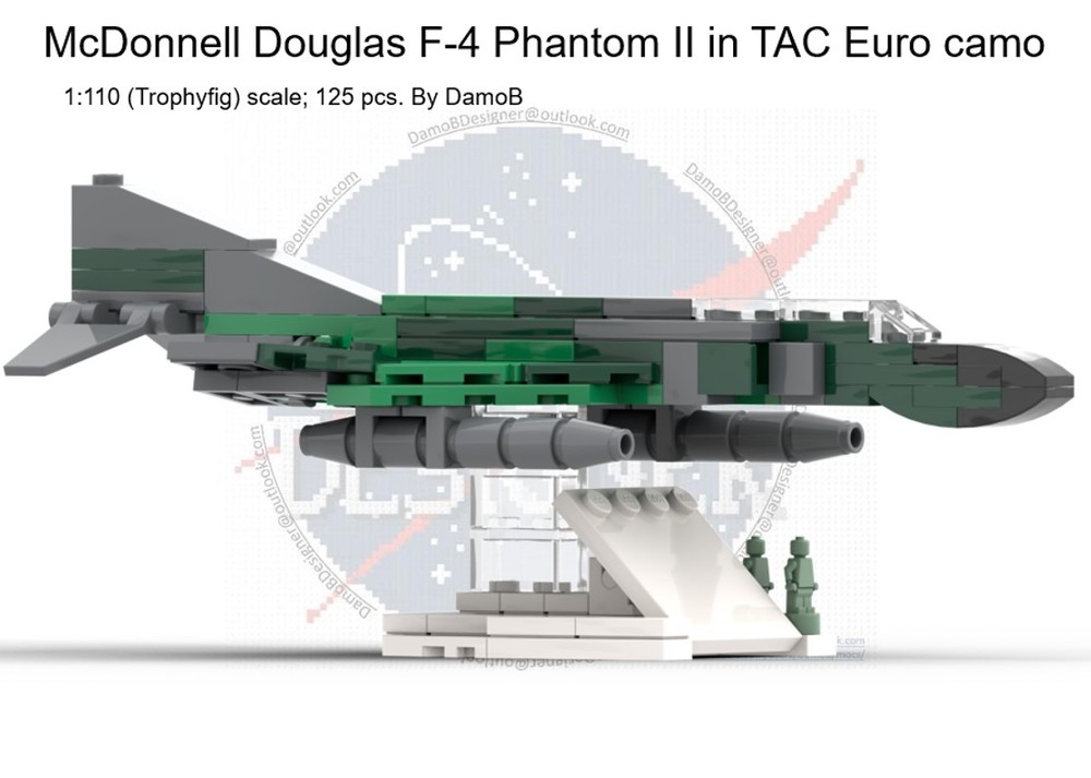 Lego USAF McDonnell Douglas F-4 Phantom II Tac Euro