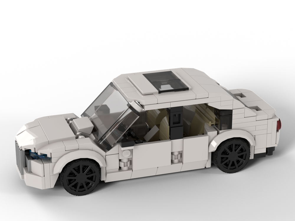 Lego 6-wide full-size car Type 01 - White