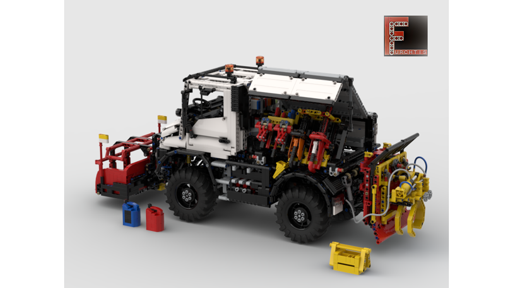 Lego Attachments for Unimog U535 #3