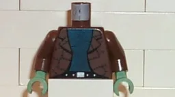 Torso Studios Patchwork Jacket with Blue T-shirt Pattern (Frankenstein) / Brown Arms / Sand Green Hands
