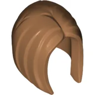 Hair Parted in Middle, Short Back, Long Front / Medium Nougat