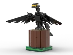 Microraptor on a log MOC