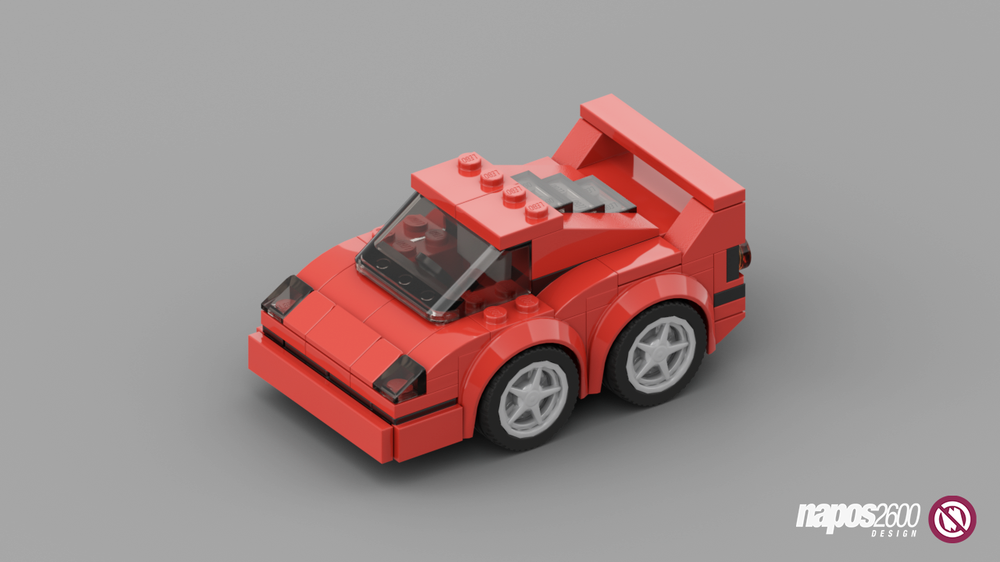 Lego 75890 Ferrari F40 Competizione Chibi Alternate