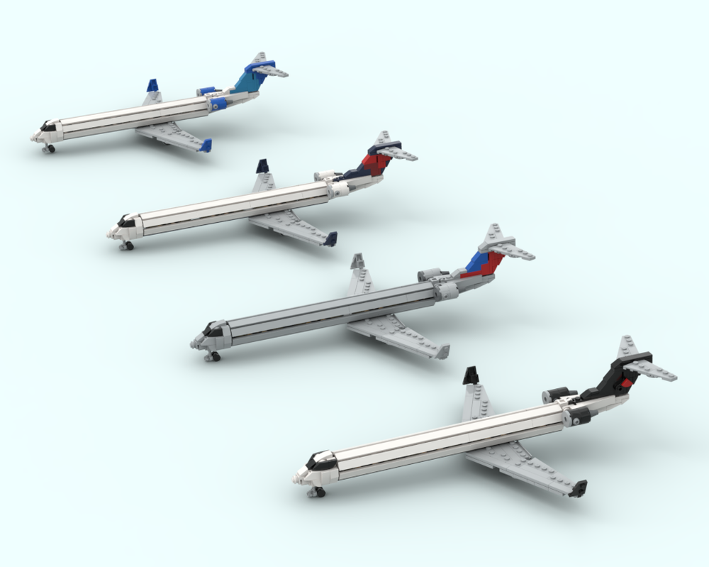 Lego Bombardier CRJ-700/900LR - North American Operators (1:100)
