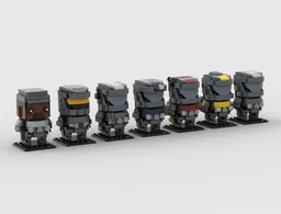 Halo 3 ODST Squad Alpha-Nine Halo Brickheadz