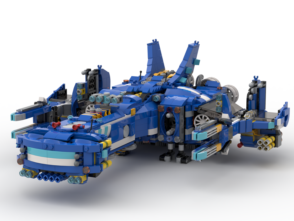 Lego "What can you do with four creator sets?" Spaceship