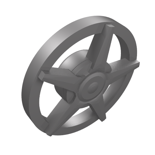 Lego Wheel Cover 5 Spoke - for Wheel 18976