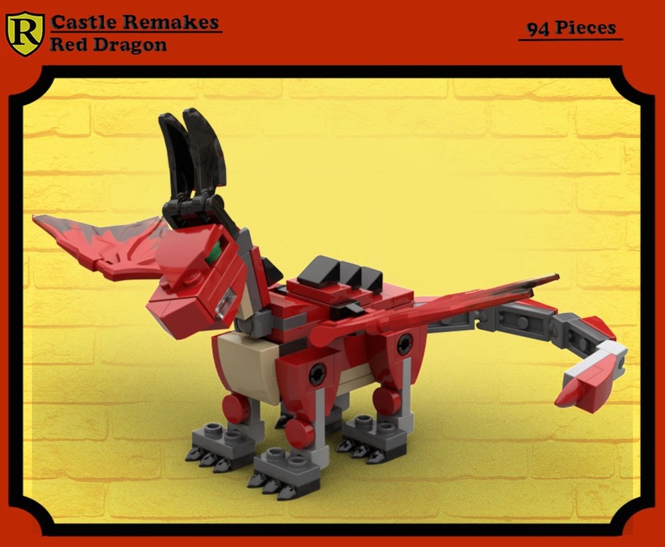 Lego Castle Remakes - Red Dragon