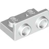 Bracket 1 x 2 - 1 x 2 Inverted / White