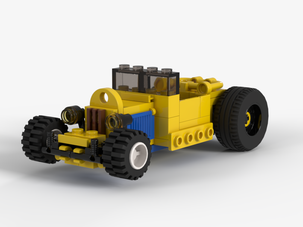 Lego Yellow Hot Rod