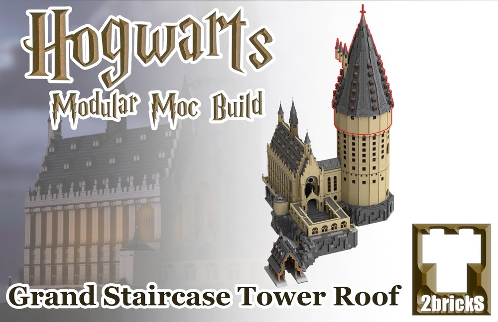 Lego Magic School Modular Large Tower Roof