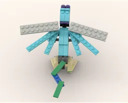 10698 Turquoise dragon