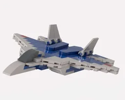 Su-57_Blue digital camo version (1/110 scale)