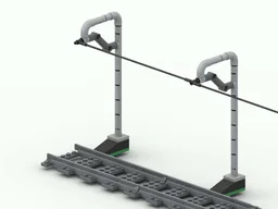 Railroad overhead wire
