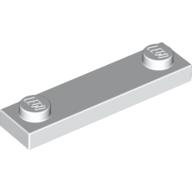 Lego Plate Special 1 x 4 with 2 Studs, 3 Bottom Tubes / White