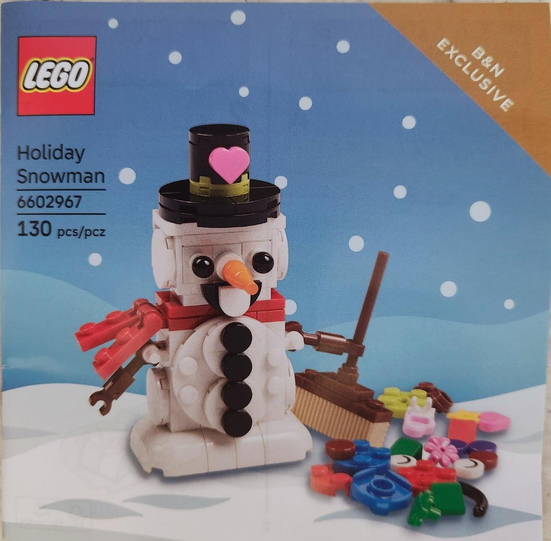 Lego Holiday Snowman