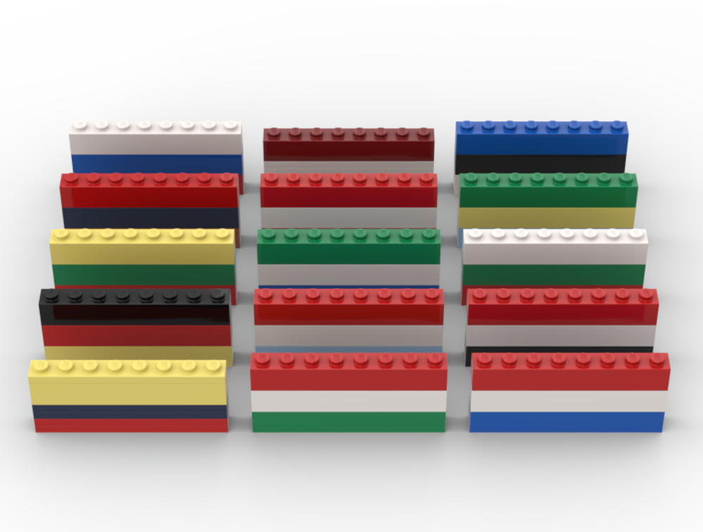 Lego Every Triband flag